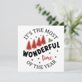 Mooiste Tijd van het Jaar Kerstmis-69991 Kaart (Staand voorkant)