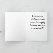 MOOISTE TIJD VAN HET JAAR *MAN* FEESTDAGEN KAART (Binnen)