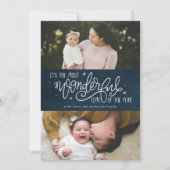 Mooiste tijd van het jaar marinefoto feestdagenkaart (Voorkant)