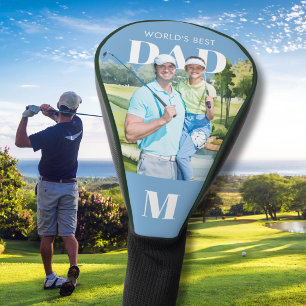 Mooiste Vader Aangepaste Foto Monogram Golfbaan Golfheadcover
