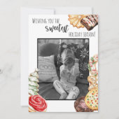 Mooiste vakantie plat kerstkaart (Voorkant)