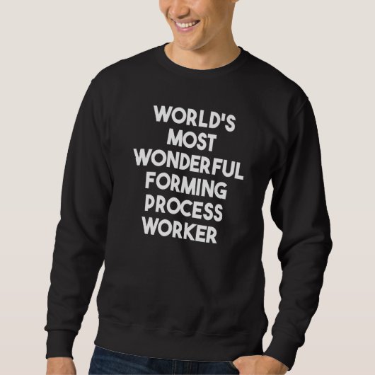 Mooiste Vormingsprocesmedewerker van de Wereld Trui (Voorkant)