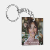 Mooiste vrouw levend vriendin vrouw sleutelhanger (Voorkant Links)