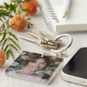 Mooiste vrouw levend vriendin vrouw sleutelhanger (Voorkant Rechts)