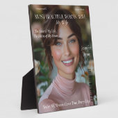 Mooiste vrouw levend vrouw vriendin fotoplaat (Zijkant)