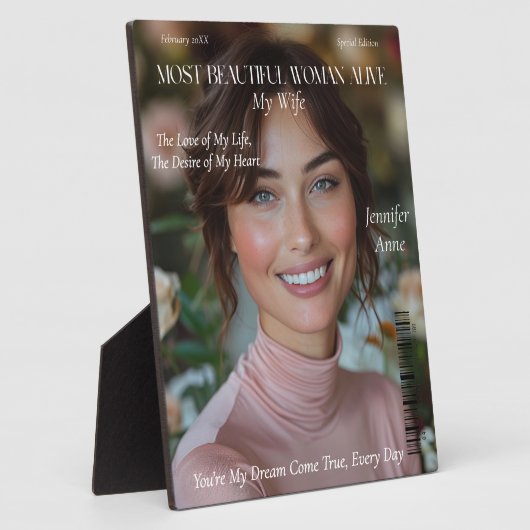 Mooiste vrouw levend vrouw vriendin fotoplaat (Zijkant)