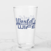 Mooiste Vrouw van de Wereld Glas (Voorkant)
