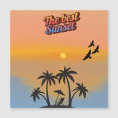 Mooiste zonsondergang, (Voorkant)