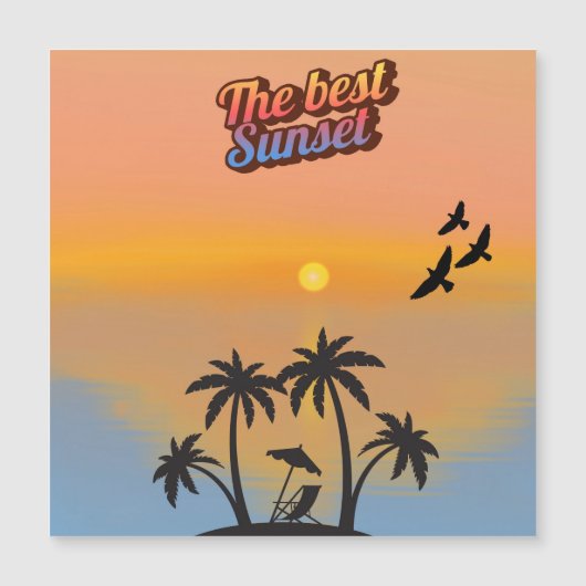 Mooiste zonsondergang, (Voorkant)