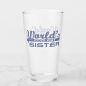 Mooiste Zus van de Wereld Glas (Achterkant)
