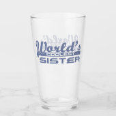 Mooiste Zus van de Wereld Glas (Voorkant)