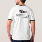 Mook wolf logo t-shirt (Achterkant volledig)
