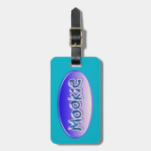 "MOOKIE", bijnaam Label Bagagelabel (Voorkant verticaal)