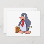 Mool als ondernemer met zak briefkaart (Voorkant / Achterkant)