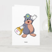 Mool als verpleegster met EHBO-kit.PNG Kaart (Achterkant)