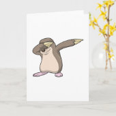 Mool bij Hip Hop-dans Dab Kaart (Gele Bloem)