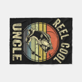 Mool Cool Oom Shirt Vaderdag B Vis Vader Vissen Fleece Deken (Voorkant (Horizontaal))