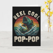 Mool Cool Opa Opa Vissen Poppop Vaderdag Vis Kaart (Gele Bloem)