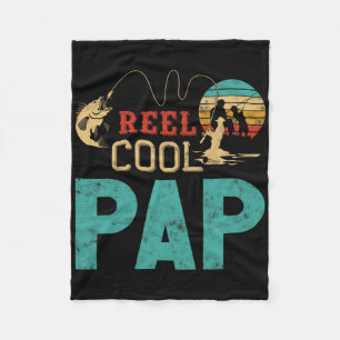 Mool Cool Pap-visserij Vaderdag Cadeau voor visser Fleece Deken