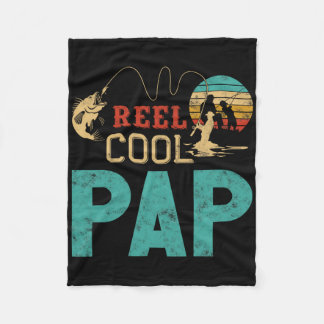 Mool Cool Pap-visserij Vaderdag Cadeau voor visser Fleece Deken