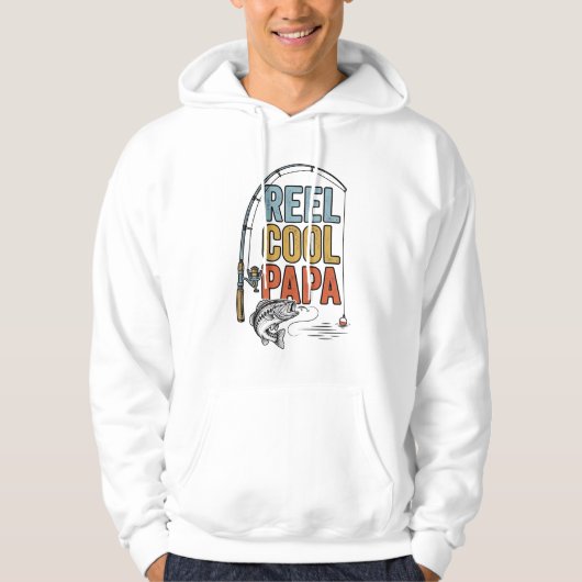 Mool Cool Papa Visshirt Ontwerp_1 Hoodie (Voorkant)