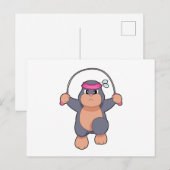 Mool Fitness Touw Briefkaart (Voorkant / Achterkant)