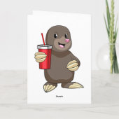 Mool met koffiemok kaart (Achterkant)