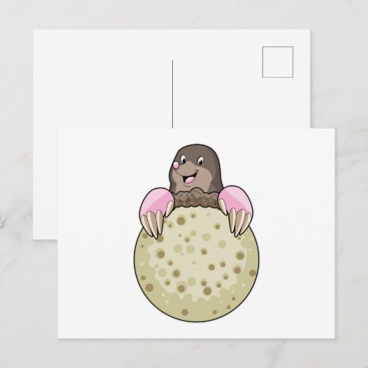 Mool met Maan Briefkaart (Voorkant / Achterkant)