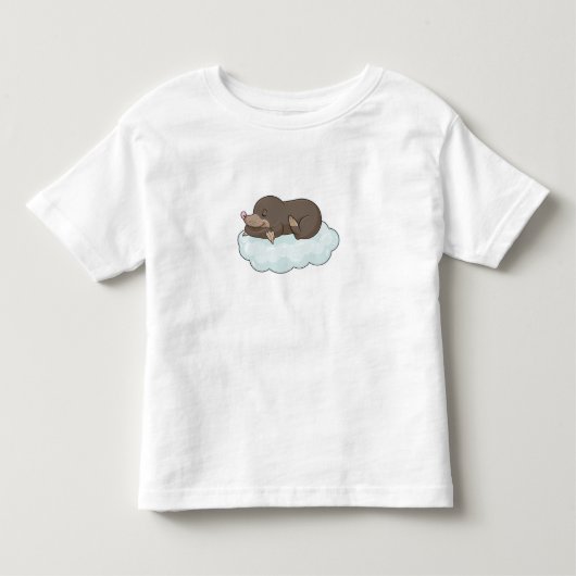 Mool op Wolken Kinder Shirts (Voorkant)