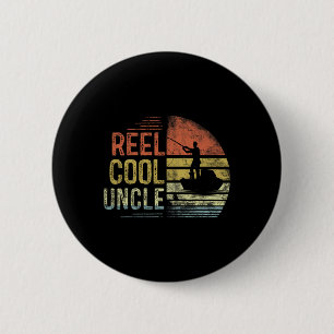 Mool Uncle Vis Cadeau's Oom Verjaardag Vinta Ronde Button 5,7 Cm