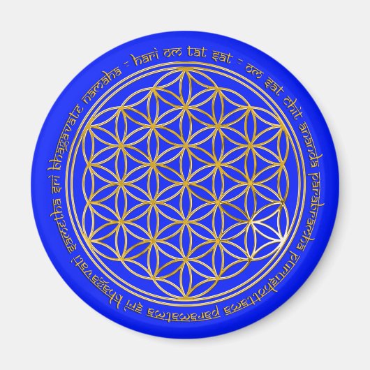 Moola Mantra / Blume Des Lebens | royal Magneet (Voorkant)