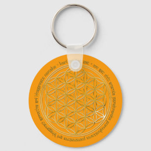 Moola Mantra/Blume Des Lebens   SINAASAPPEL Sleutelhanger