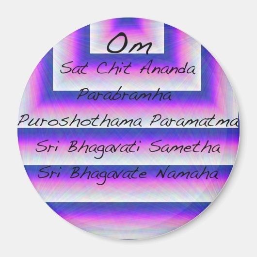 Moola Mantra Magnet (Voorkant)