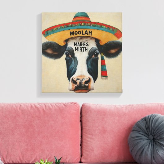 moolah make mirth Hispanic AStretched Canvas Afdru (Insitu (Woonkamer))