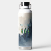 Moolig Goede Vader Visenthousiast Vaderdag Cadeau Waterfles (Achterkant)