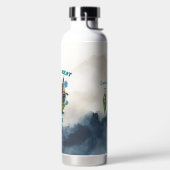Moolig Goede Vader Visenthousiast Vaderdag Cadeau Waterfles (Links)
