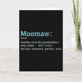 Moomaw_ Funny Definition Noun - Another Term  Kaart (Voorkant)