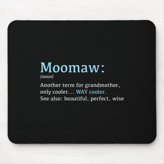 Moomaw_ Funny Definition Noun - Another Term  Muismat (Voorkant)