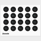 Moomaw_ Grappige Definitie Zelfstandig Naamwoord - Ronde Sticker (Vel)