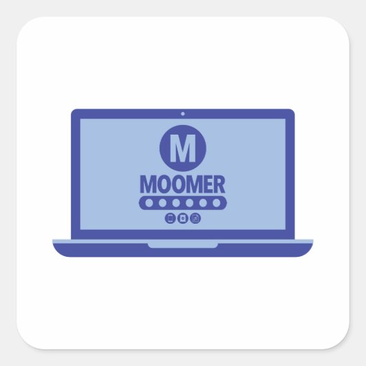 Moomer Inlog Sticker (Voorkant)