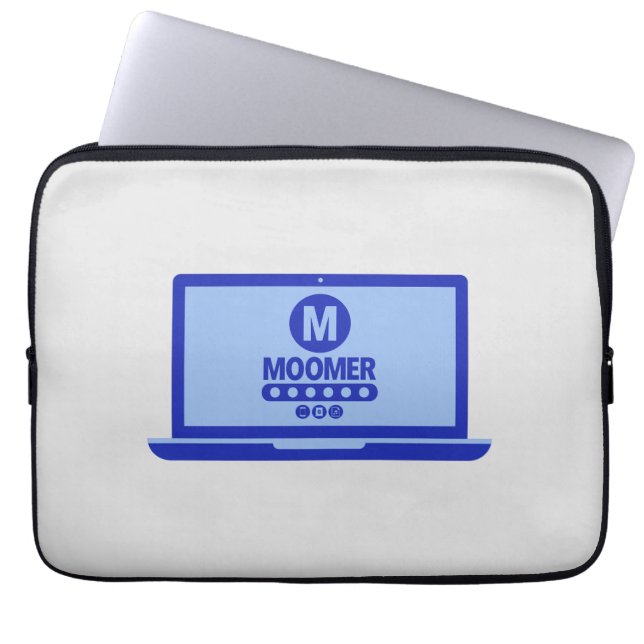 Moomer Log in Laptop Sleeve 13 inch (Voorkant)
