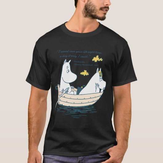 Moomin 80ste verjaardagsfeest dansscene t-shirt (Voorkant)