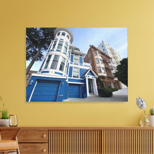 Moomin House, San Francisco Canvas Afdruk (Insitu (Woonkamer))