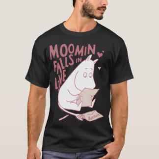 Moomin Zwarte Tekst Logo T-shirt
