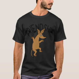 Moomintroll & Snorkmeisje Liefde Schilderen Bloeme T-shirt