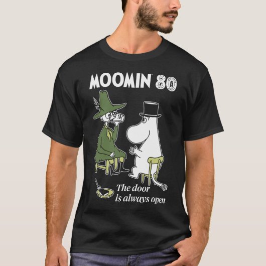 Moominvallei Winter Games! Moomintroll hardlopen T-shirt (Voorkant)