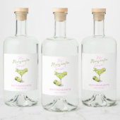 MooMoos & Margaritas vrijgezellenfeest welkomstbor Likeurfles Etiket (Flessen)