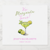 MooMoos & Margaritas vrijgezellenfeest welkomstbor Likeurfles Etiket (Enkel label)