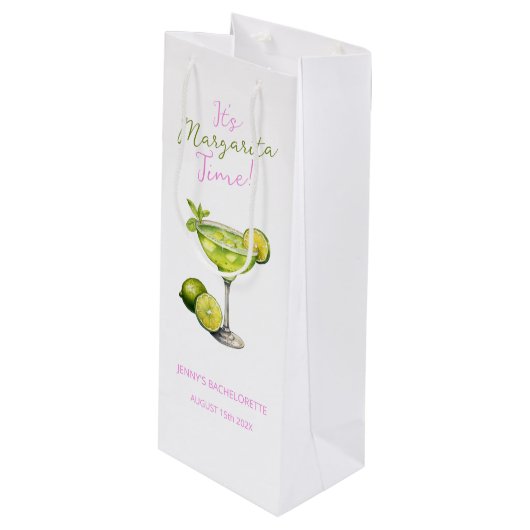 MooMoos & Margaritas Wijn Cadeautas (Voorkant Gekanteld)