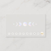Moon 10 Punch Customer Loyalty Appointment Visitekaartje (Voorkant)